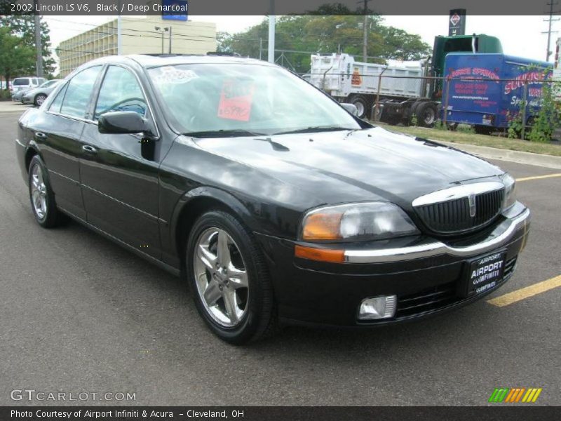 Black / Deep Charcoal 2002 Lincoln LS V6