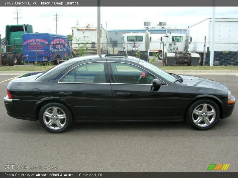 Black / Deep Charcoal 2002 Lincoln LS V6