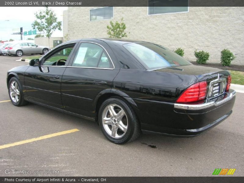 Black / Deep Charcoal 2002 Lincoln LS V6