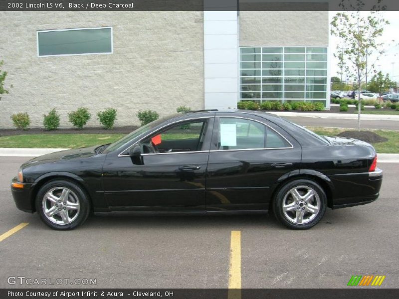 Black / Deep Charcoal 2002 Lincoln LS V6