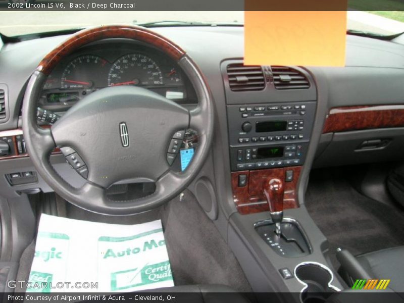 Black / Deep Charcoal 2002 Lincoln LS V6
