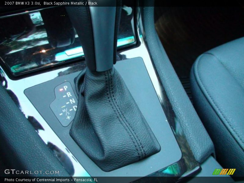 Black Sapphire Metallic / Black 2007 BMW X3 3.0si