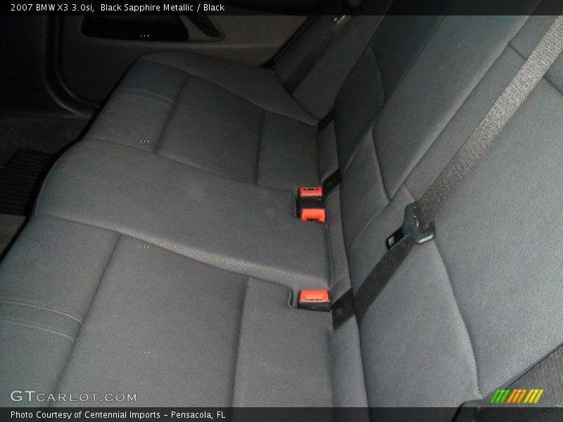 Black Sapphire Metallic / Black 2007 BMW X3 3.0si