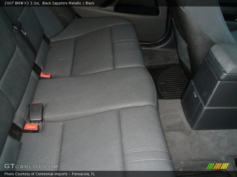 Black Sapphire Metallic / Black 2007 BMW X3 3.0si