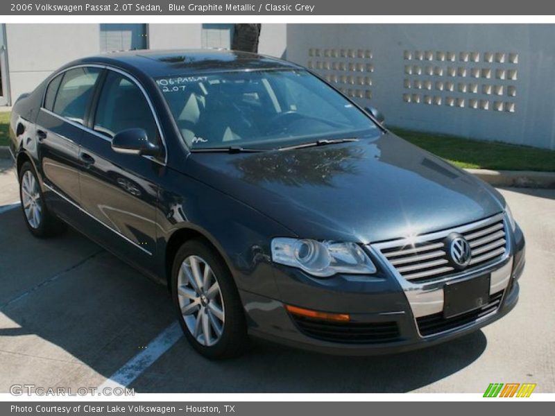 Blue Graphite Metallic / Classic Grey 2006 Volkswagen Passat 2.0T Sedan