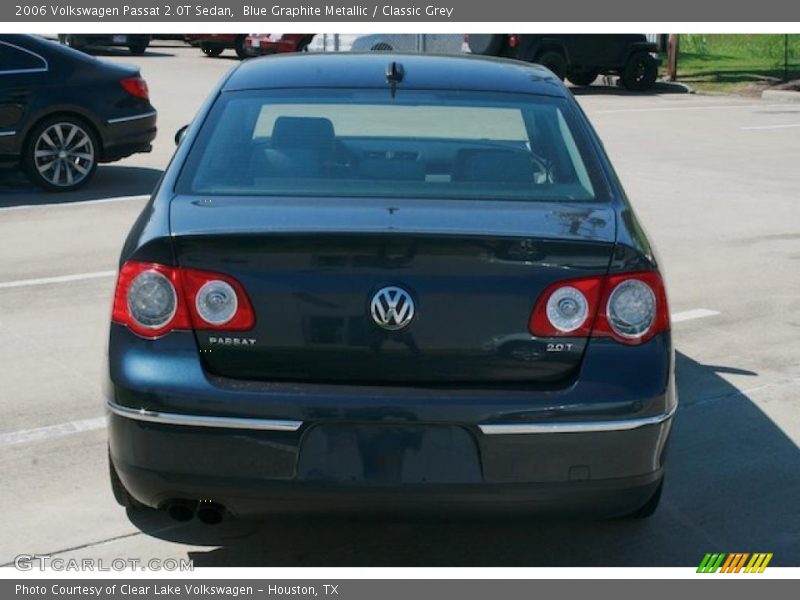 Blue Graphite Metallic / Classic Grey 2006 Volkswagen Passat 2.0T Sedan