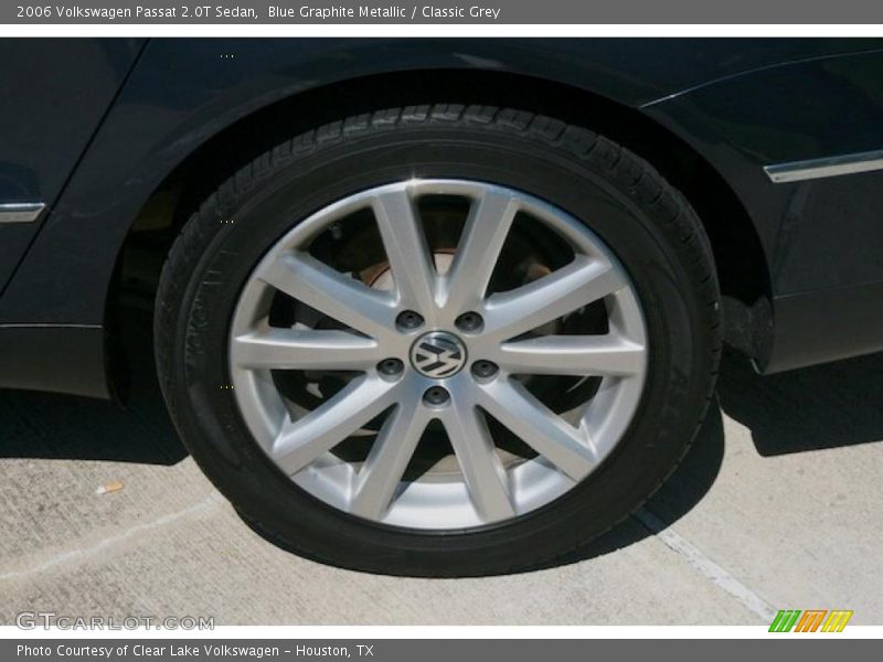 Blue Graphite Metallic / Classic Grey 2006 Volkswagen Passat 2.0T Sedan