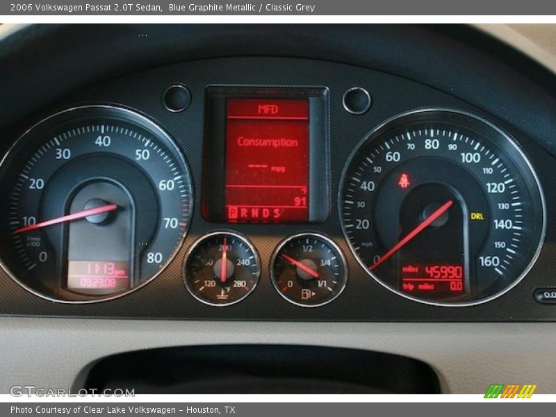 Blue Graphite Metallic / Classic Grey 2006 Volkswagen Passat 2.0T Sedan