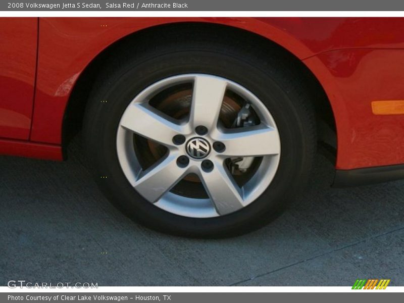Salsa Red / Anthracite Black 2008 Volkswagen Jetta S Sedan