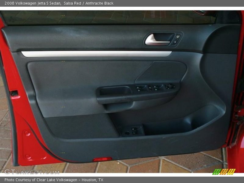 Salsa Red / Anthracite Black 2008 Volkswagen Jetta S Sedan