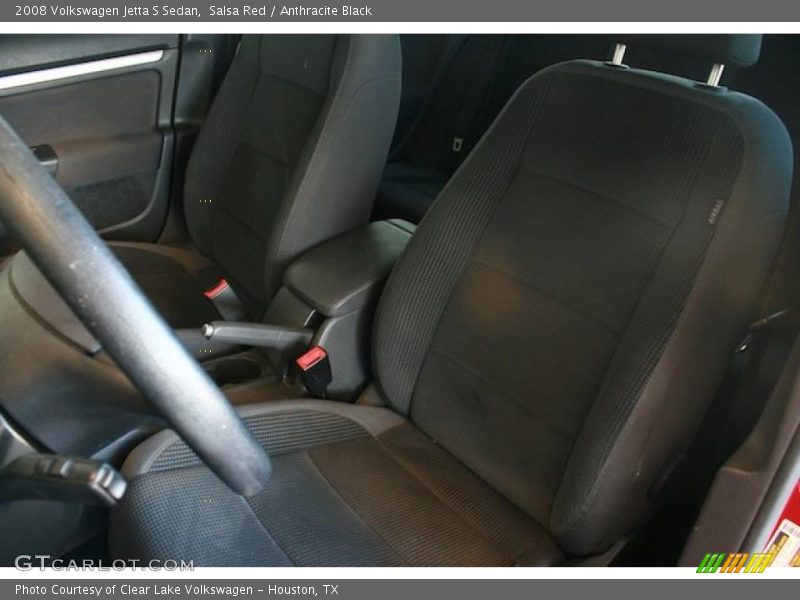 Salsa Red / Anthracite Black 2008 Volkswagen Jetta S Sedan