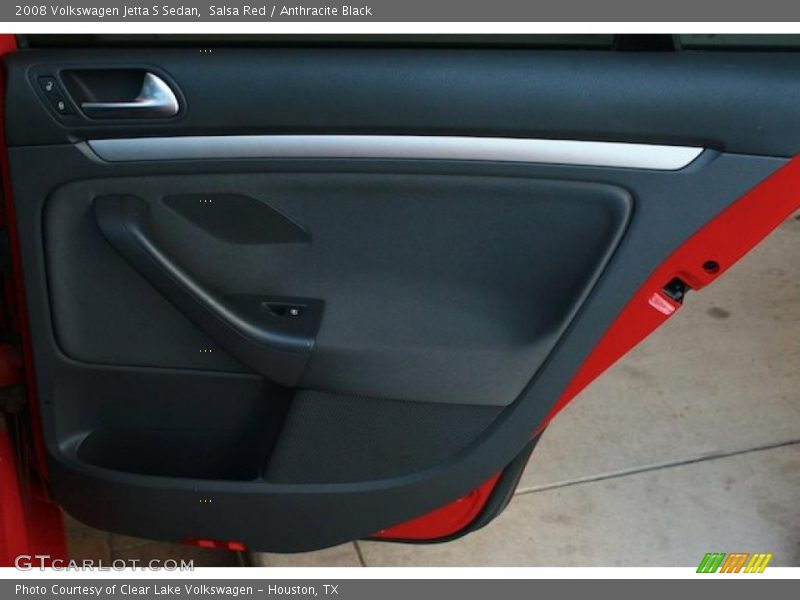 Salsa Red / Anthracite Black 2008 Volkswagen Jetta S Sedan