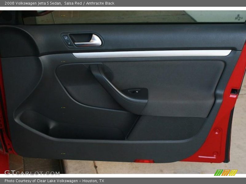 Salsa Red / Anthracite Black 2008 Volkswagen Jetta S Sedan