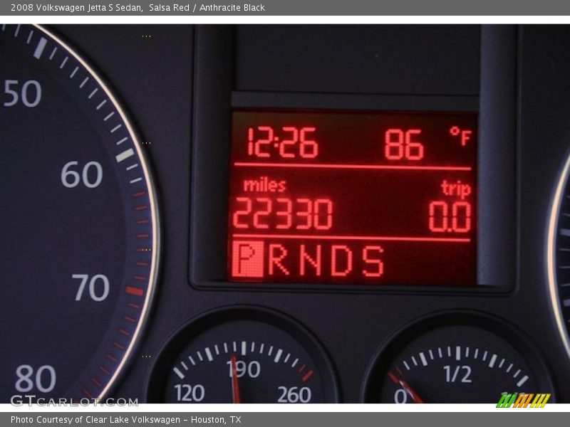 Salsa Red / Anthracite Black 2008 Volkswagen Jetta S Sedan