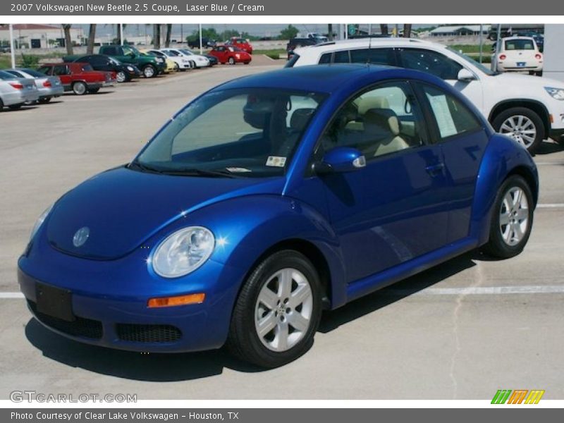 Laser Blue / Cream 2007 Volkswagen New Beetle 2.5 Coupe