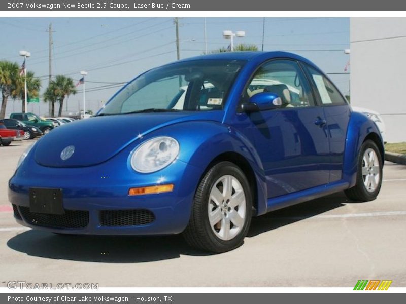 Laser Blue / Cream 2007 Volkswagen New Beetle 2.5 Coupe