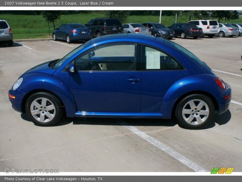 Laser Blue / Cream 2007 Volkswagen New Beetle 2.5 Coupe