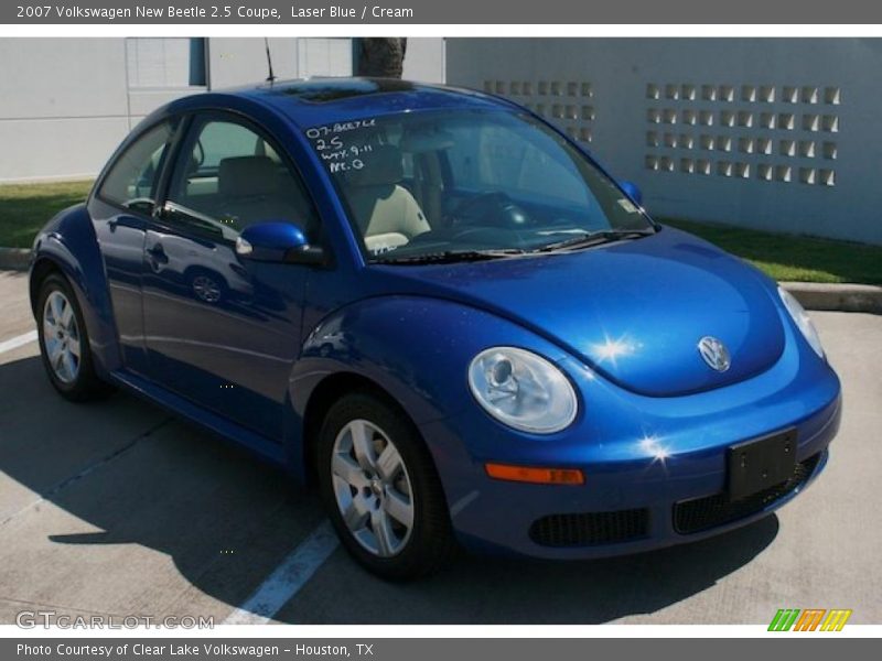 Laser Blue / Cream 2007 Volkswagen New Beetle 2.5 Coupe