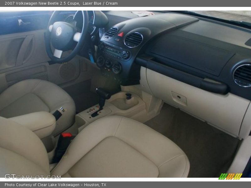 Laser Blue / Cream 2007 Volkswagen New Beetle 2.5 Coupe