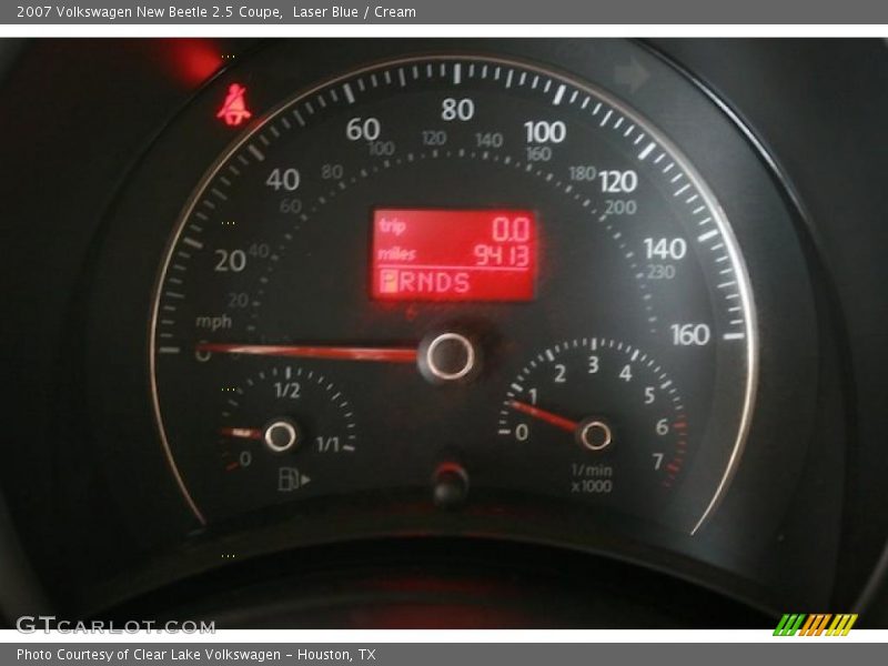 Laser Blue / Cream 2007 Volkswagen New Beetle 2.5 Coupe