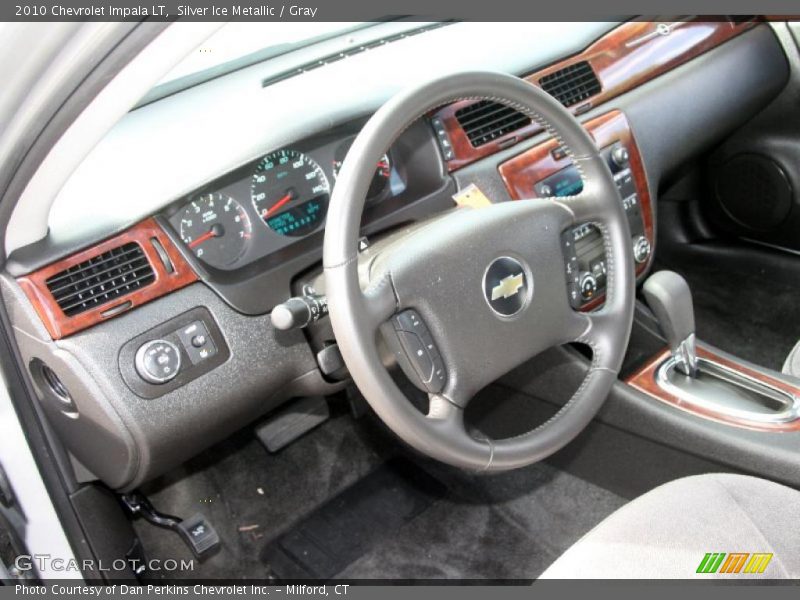 Silver Ice Metallic / Gray 2010 Chevrolet Impala LT