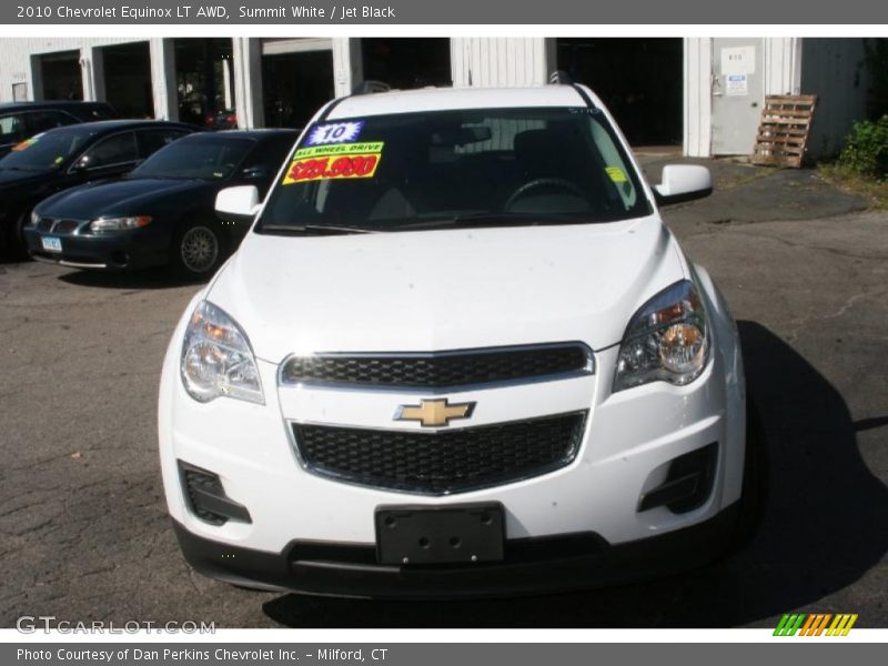 Summit White / Jet Black 2010 Chevrolet Equinox LT AWD