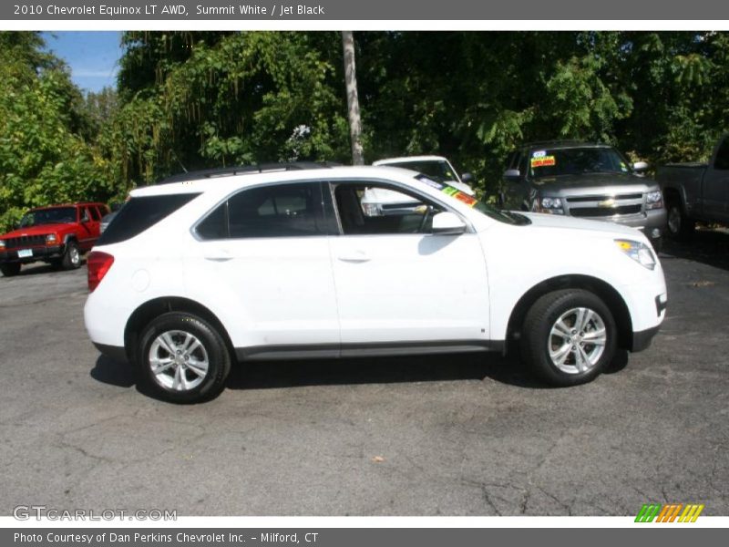 Summit White / Jet Black 2010 Chevrolet Equinox LT AWD