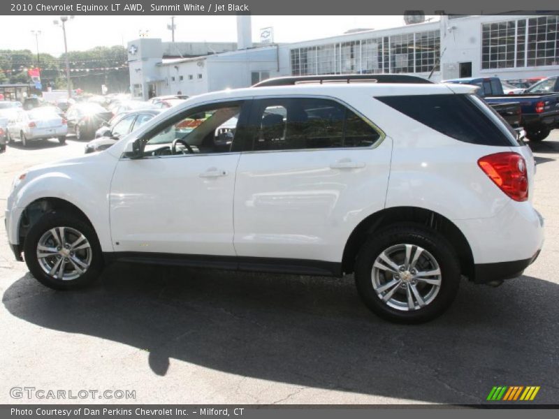 Summit White / Jet Black 2010 Chevrolet Equinox LT AWD