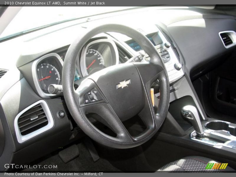 Summit White / Jet Black 2010 Chevrolet Equinox LT AWD