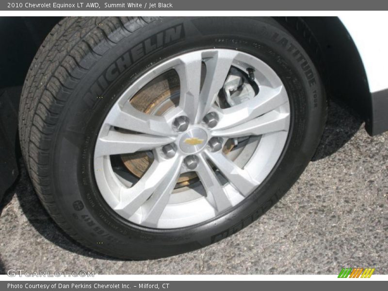 Summit White / Jet Black 2010 Chevrolet Equinox LT AWD