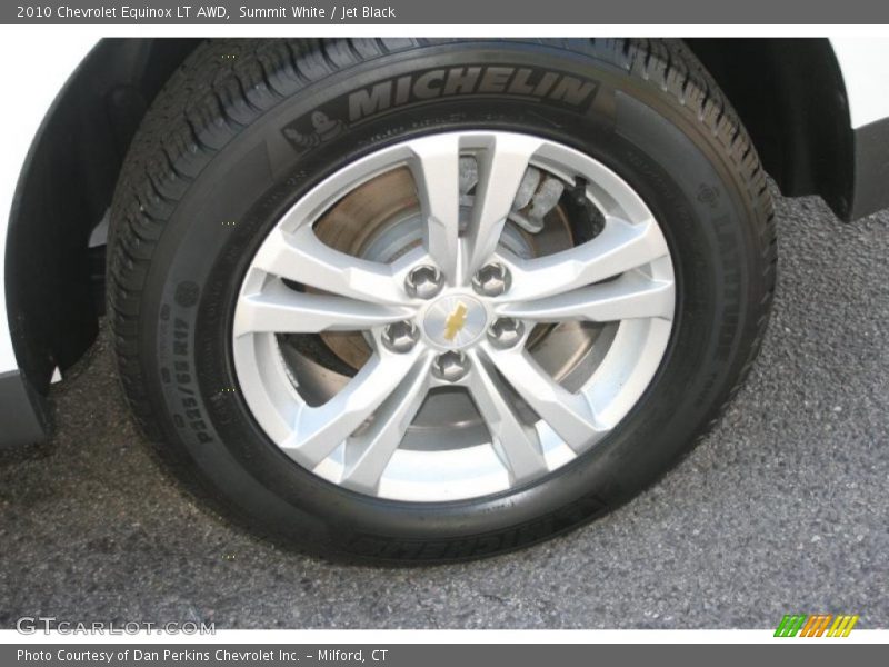 Summit White / Jet Black 2010 Chevrolet Equinox LT AWD