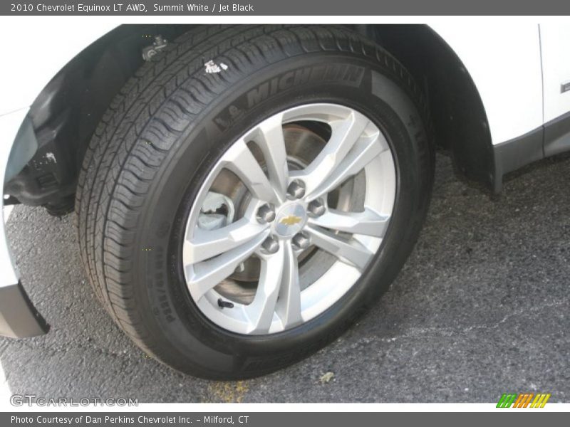 Summit White / Jet Black 2010 Chevrolet Equinox LT AWD