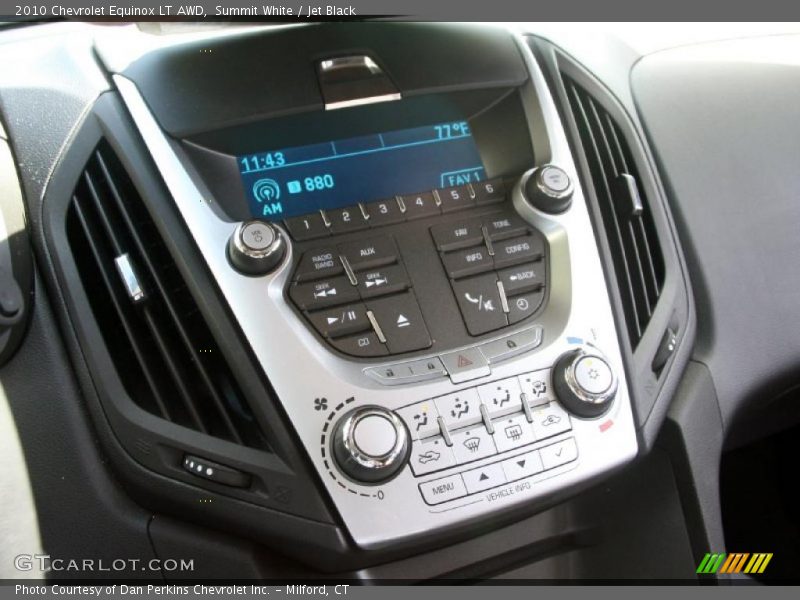 Summit White / Jet Black 2010 Chevrolet Equinox LT AWD