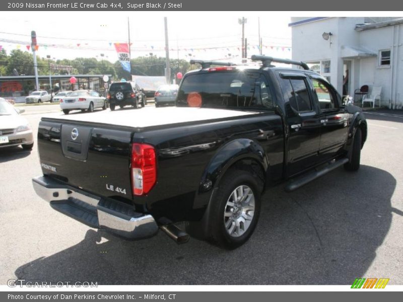 Super Black / Steel 2009 Nissan Frontier LE Crew Cab 4x4