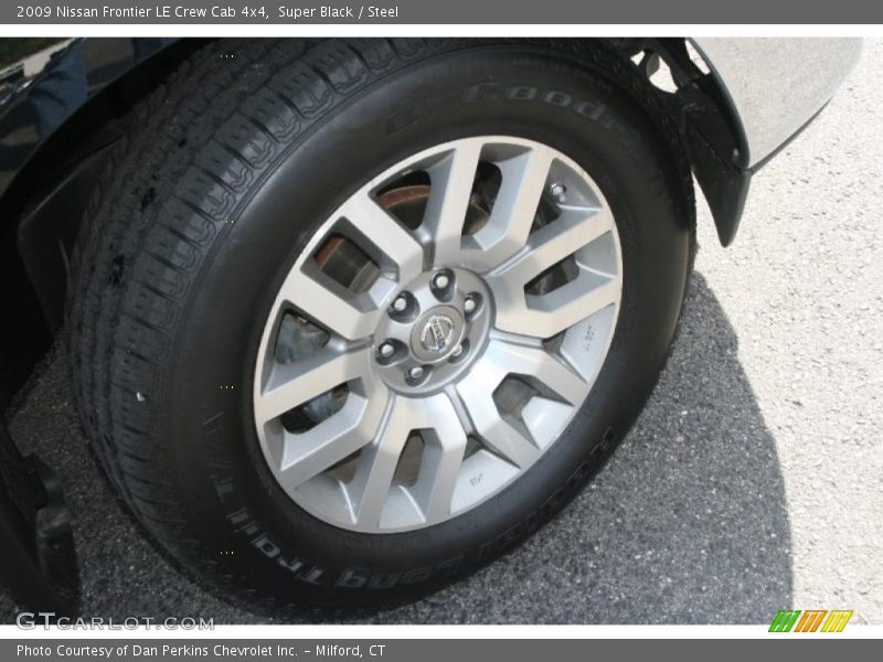 Super Black / Steel 2009 Nissan Frontier LE Crew Cab 4x4