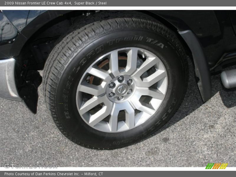 Super Black / Steel 2009 Nissan Frontier LE Crew Cab 4x4