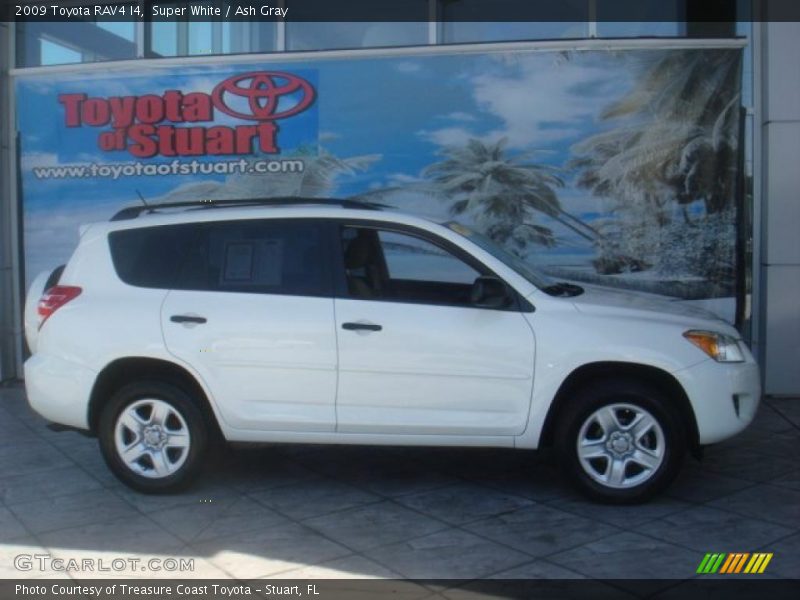 Super White / Ash Gray 2009 Toyota RAV4 I4