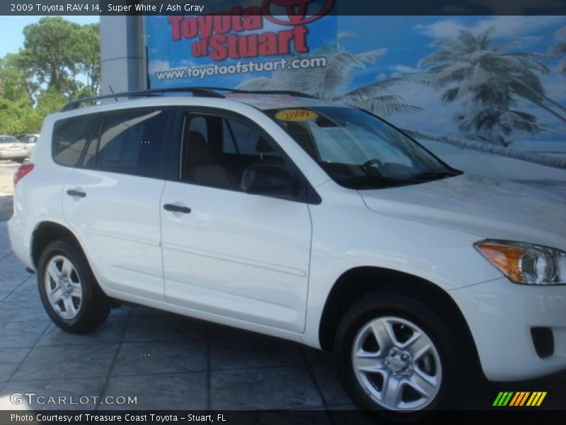 Super White / Ash Gray 2009 Toyota RAV4 I4