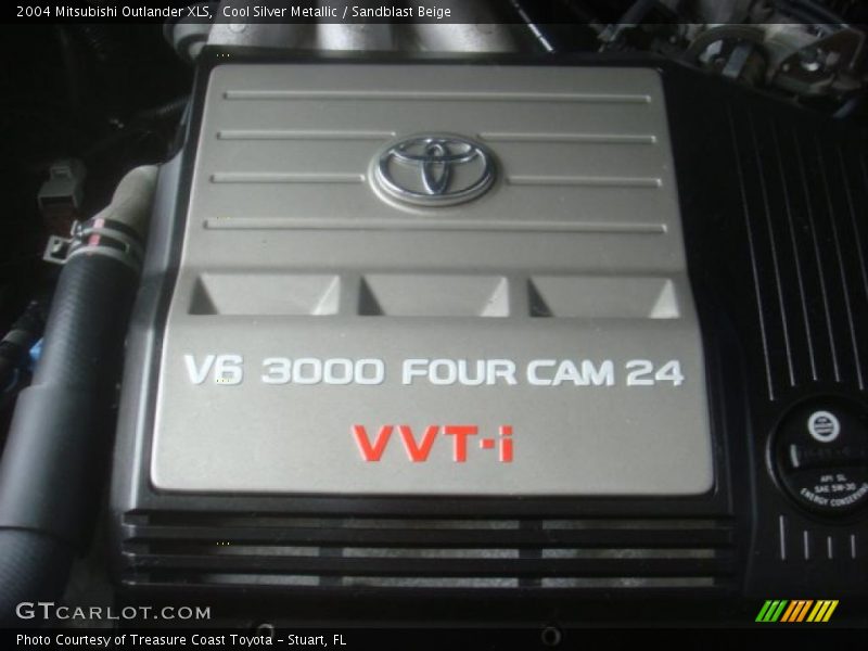 Cool Silver Metallic / Sandblast Beige 2004 Mitsubishi Outlander XLS