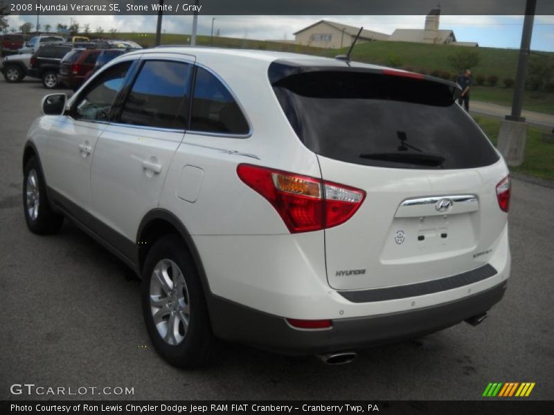 Stone White / Gray 2008 Hyundai Veracruz SE