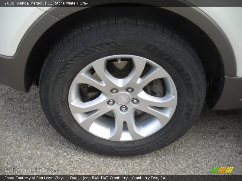 Stone White / Gray 2008 Hyundai Veracruz SE