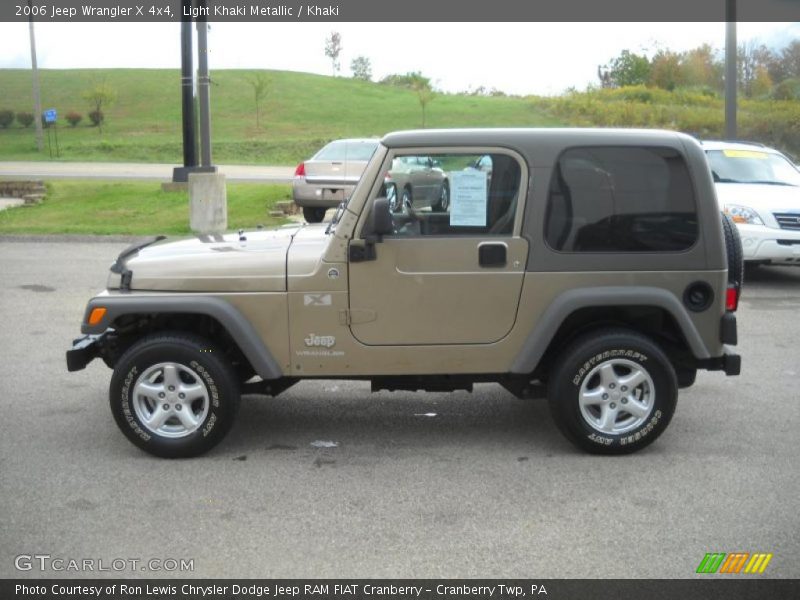 Light Khaki Metallic / Khaki 2006 Jeep Wrangler X 4x4