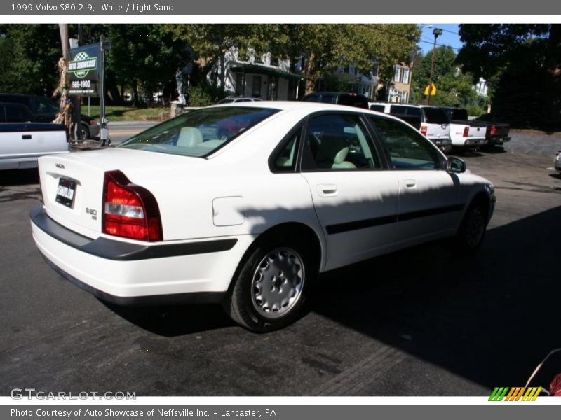 White / Light Sand 1999 Volvo S80 2.9