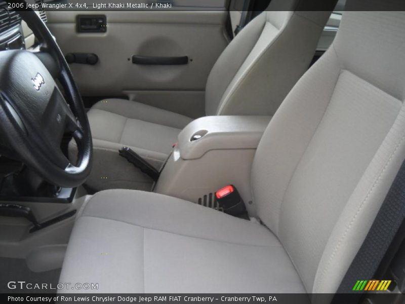 Light Khaki Metallic / Khaki 2006 Jeep Wrangler X 4x4