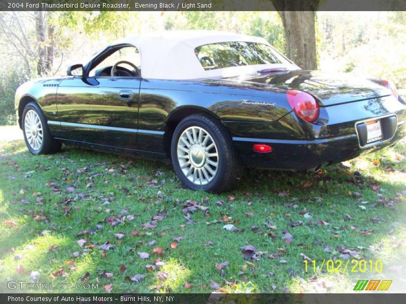 Evening Black / Light Sand 2004 Ford Thunderbird Deluxe Roadster