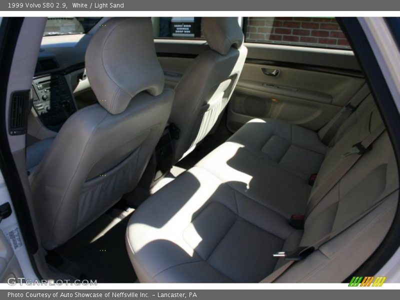 White / Light Sand 1999 Volvo S80 2.9