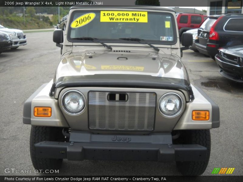 Light Khaki Metallic / Khaki 2006 Jeep Wrangler X 4x4