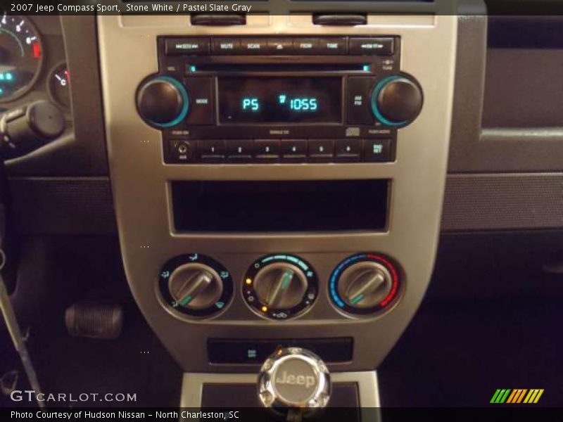 Stone White / Pastel Slate Gray 2007 Jeep Compass Sport