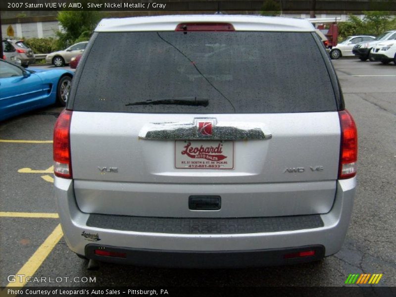 Silver Nickel Metallic / Gray 2007 Saturn VUE V6 AWD