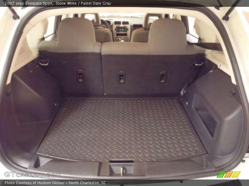 Stone White / Pastel Slate Gray 2007 Jeep Compass Sport